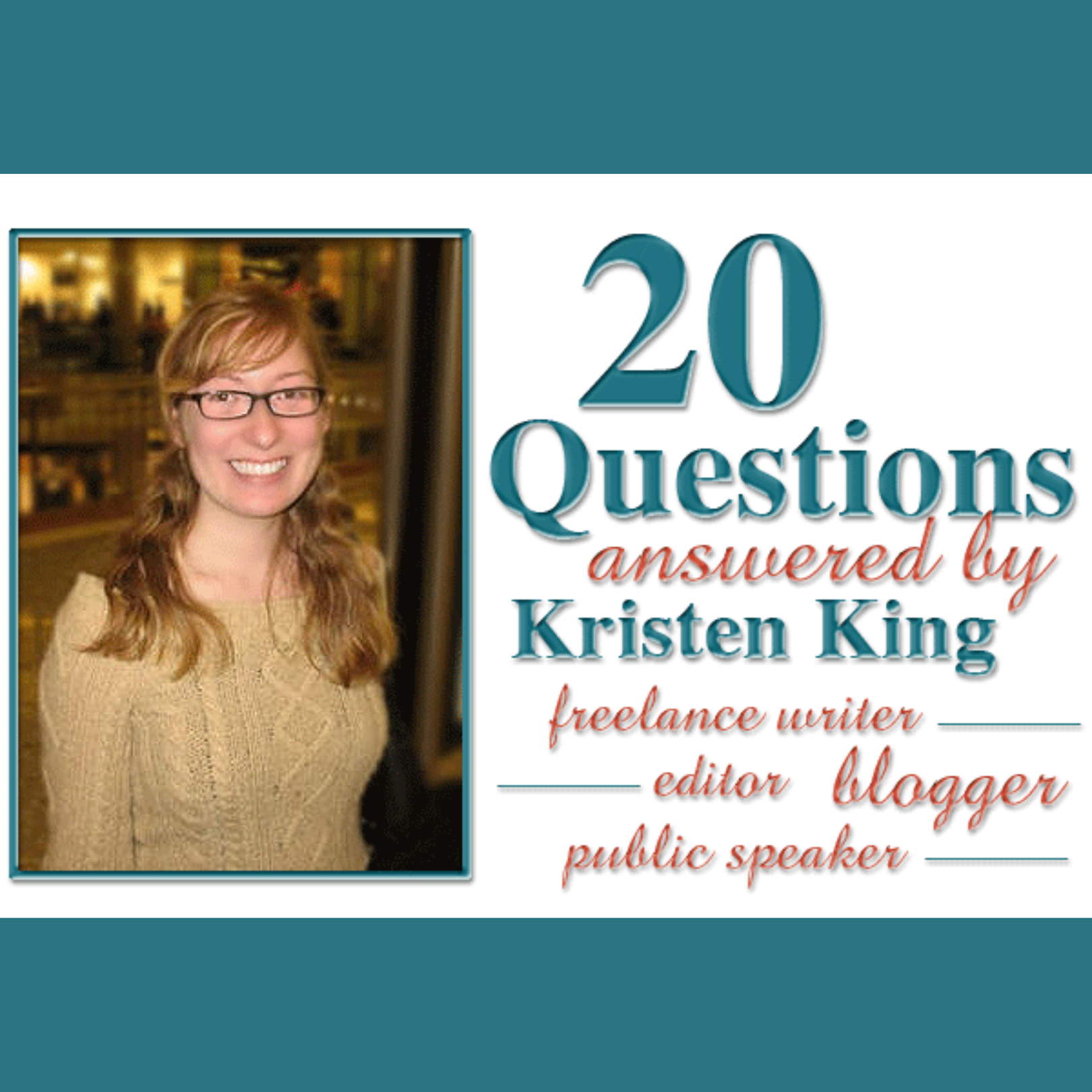 Interview with Kristen King, Featured in Wow! Women on Writing