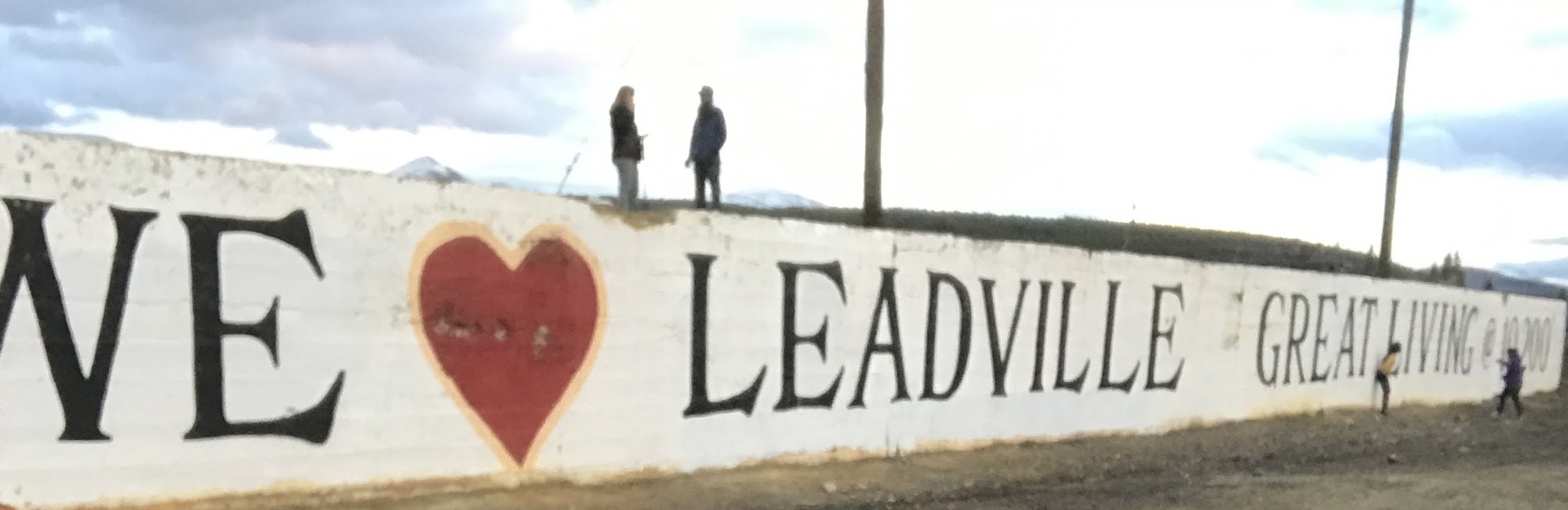 we love leadville wall